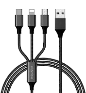 3-in-1 Multi-Charging Cable